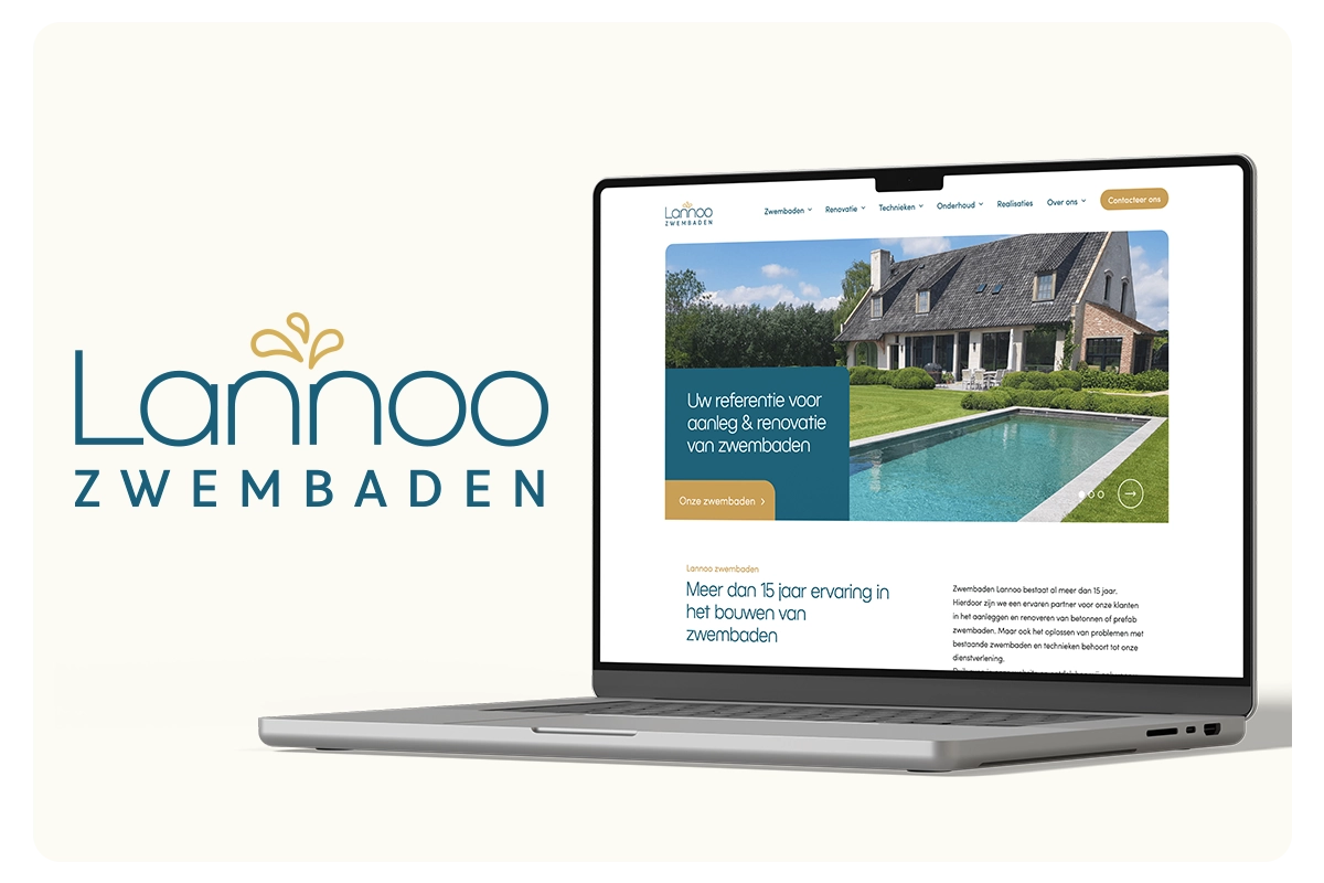 Iotta website - Zwembaden Lannoo
